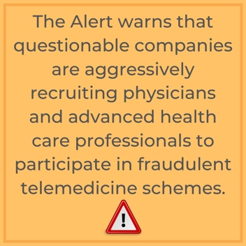 OIG Issues Telemedicine Fraud Alert for Medical Practices